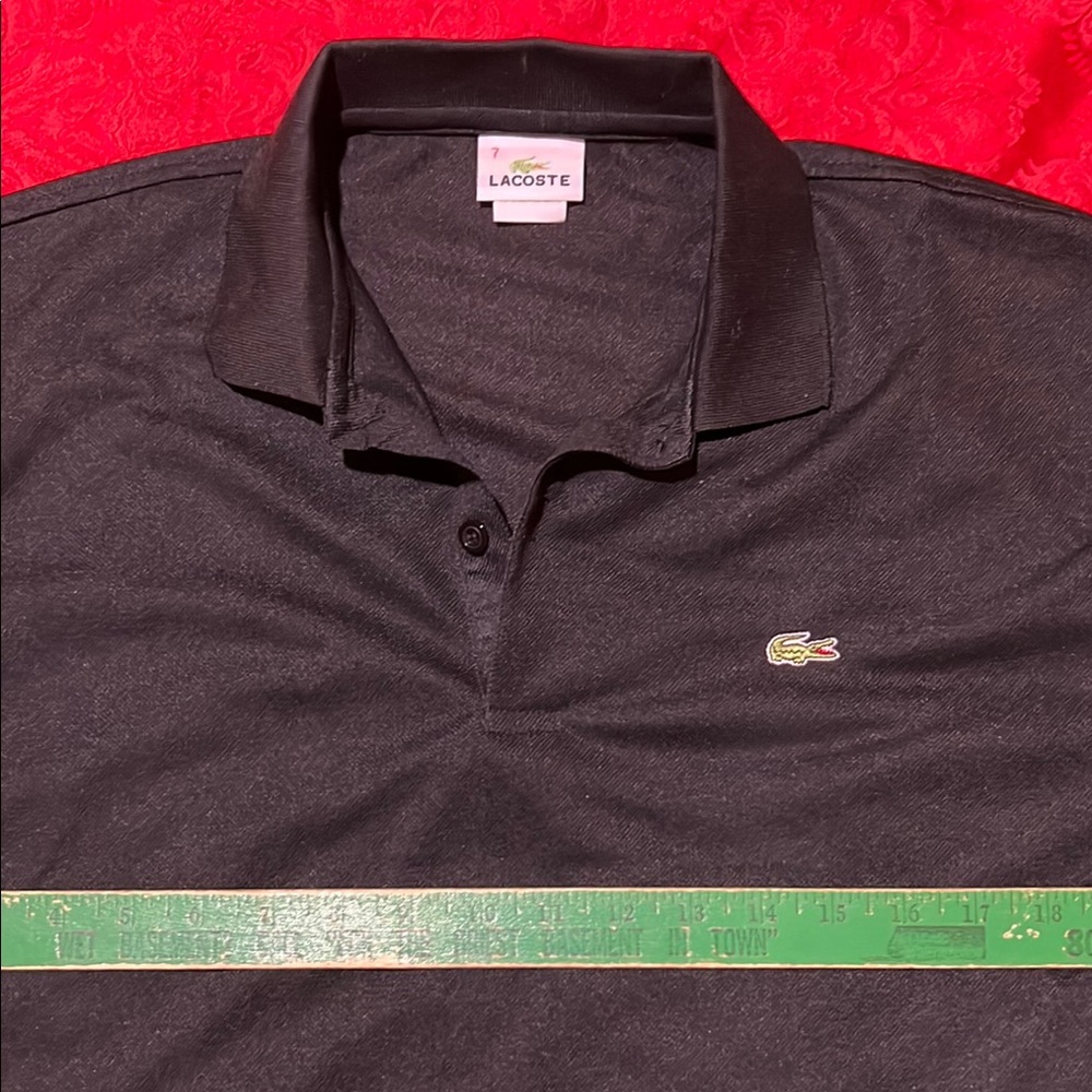 Black Short Sleeve Polo Shirt Men's XL Casual Golf Shirt Embroidered Logo